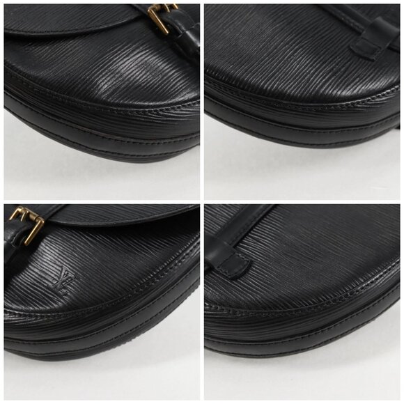 LOUIS VUITTON Epi Chantilly PM Shoulder Bag SPO Black LV Auth 135467V - Picture 16 of 16